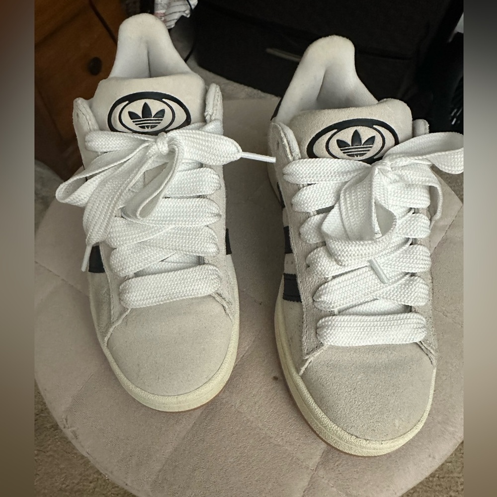adidas Women's Gray and Black Sneakers